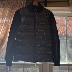 Moncler Shiny Black Puffer Jacket